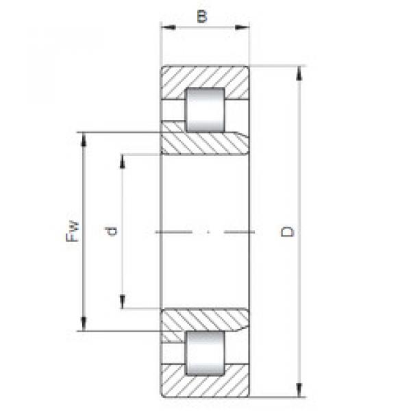 Cylindrical Bearing NJ10/500 ISO #1 image