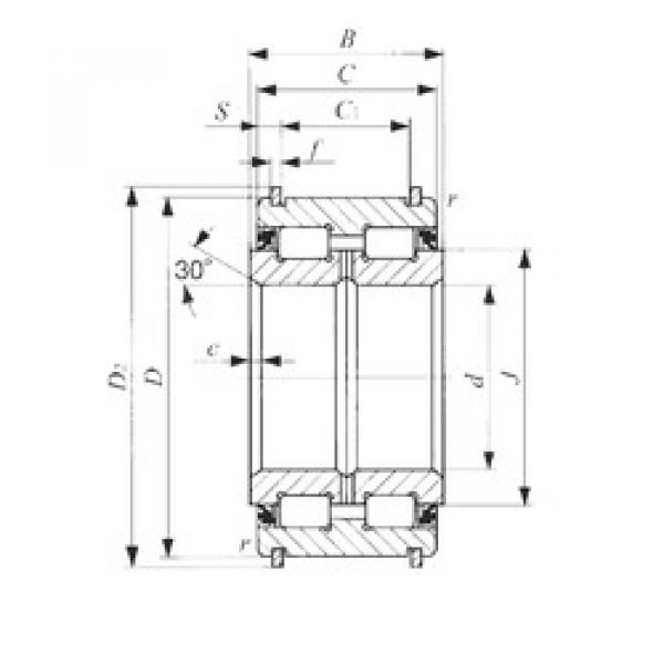 Cylindrical Roller Bearings NAS 5014UUNR IKO #1 image