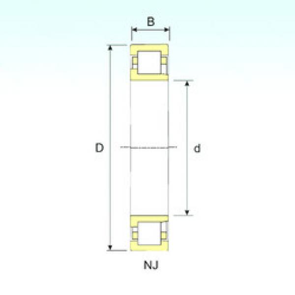 Cylindrical Bearing NJ 1076 ISB #1 image