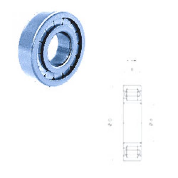Cylindrical Bearing NJ307F Fersa #1 image