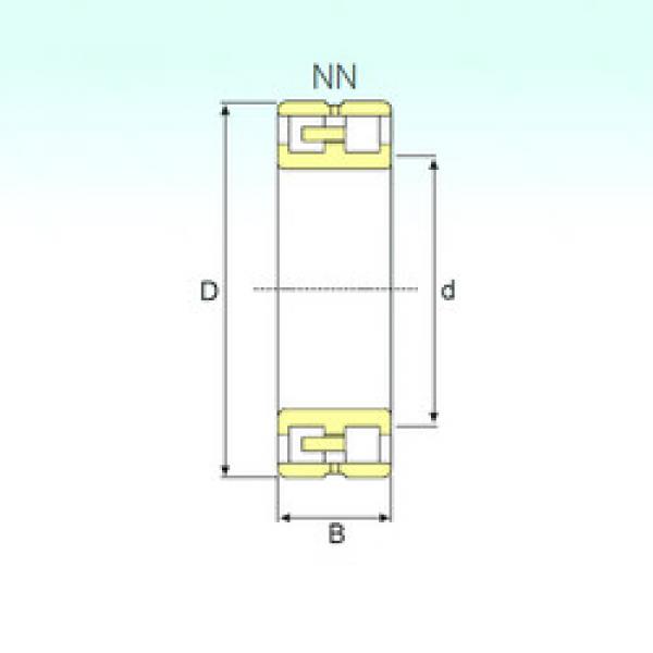 Cylindrical Bearing NN 3011 TN/SP ISB #1 image