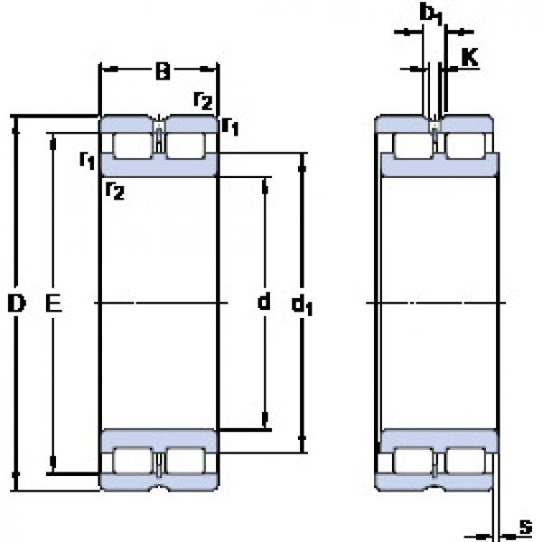 Cylindrical Bearing NNCL 4912 CV SKF #1 image