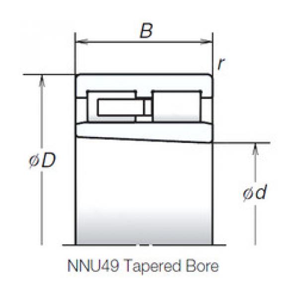 Cylindrical Roller Bearings Distributior NNU4920MBKR NSK #1 image