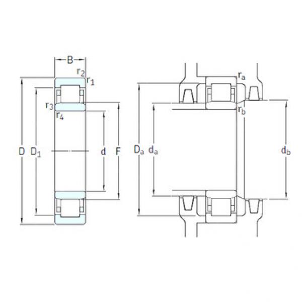 Cylindrical Roller Bearings Distributior NU1008ML/HC5C3 SKF #1 image