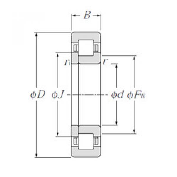 cylindrical bearing nomenclature NUP219E CYSD #1 image