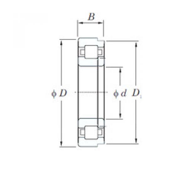 cylindrical bearing nomenclature NUP305 KOYO #1 image
