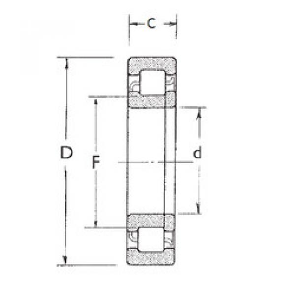 cylindrical bearing nomenclature NUP309 FBJ #1 image