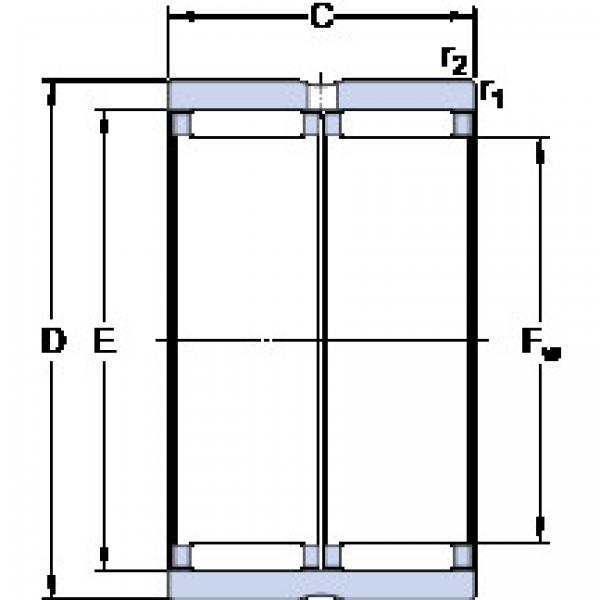 cylindrical bearing nomenclature RNAO 40x50x34 SKF #1 image