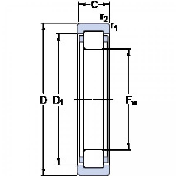 cylindrical bearing nomenclature RNU 1007 ECP SKF #1 image