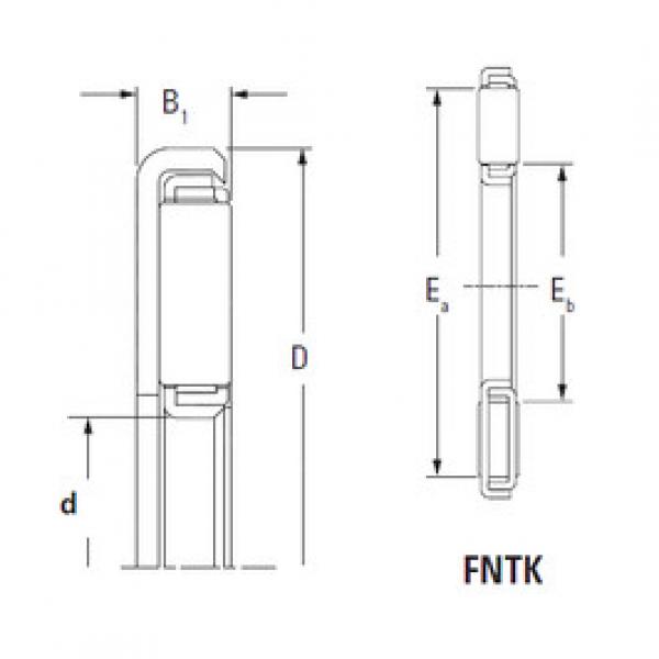 needle roller thrust bearing catalog FNTK-2037 Timken #1 image