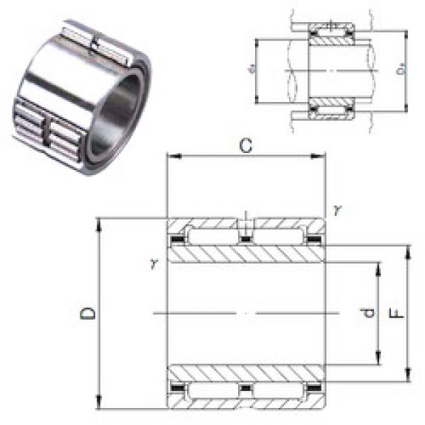 needle roller bearing sleeve NA 6907 JNS #1 image