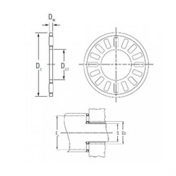 Needle Roller Bearing Manufacture NTA-2435 KOYO #1 image