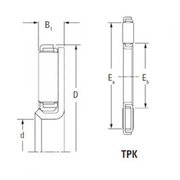 Needle Roller Bearing Manufacture TVK2949L KOYO #1 image