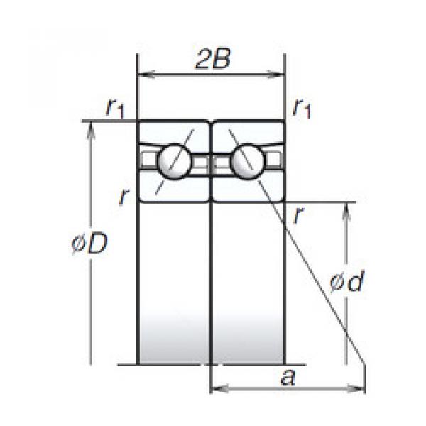 angular contact thrust bearings 140BAR10S NSK #5 image