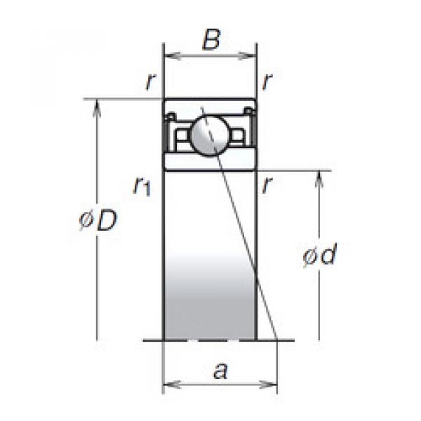 angular contact thrust bearings 30BER29XV1V NSK #5 image