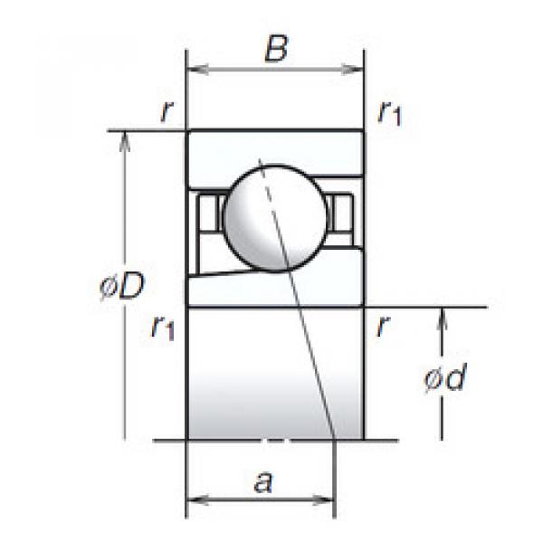 angular contact ball bearing installation 7BGR10S NSK #1 image