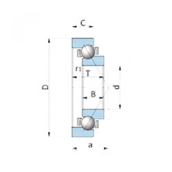 angular contact ball bearing installation AC423040-1 KOYO #1 image