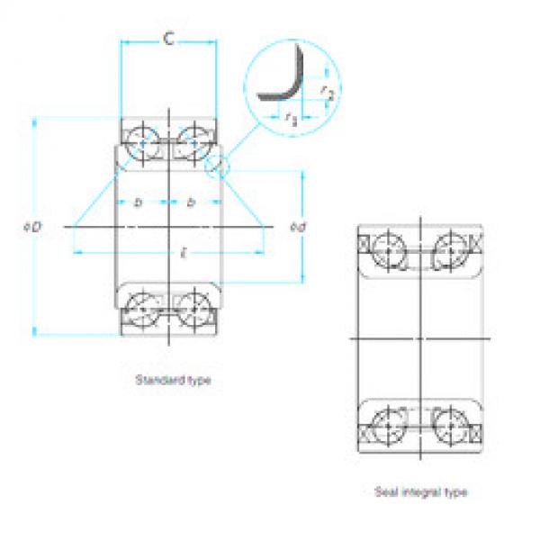angular contact ball bearing installation DAC37740045 ISO #1 image
