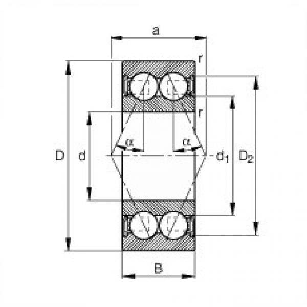 angular contact thrust bearings 30/7-B-2RSR-TVH FAG #5 image