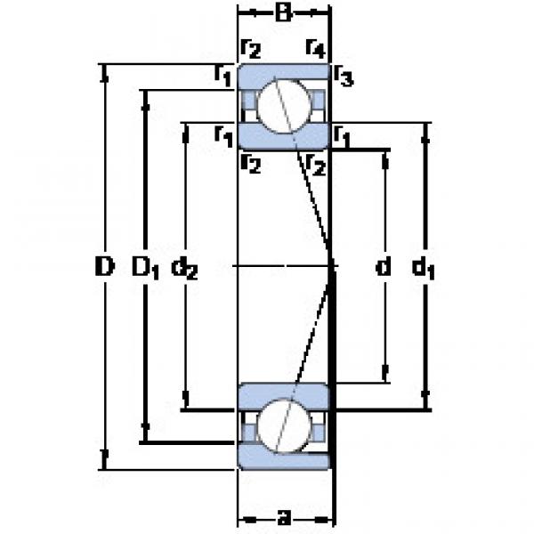angular contact ball bearing installation 727 ACD/HCP4A SKF #1 image
