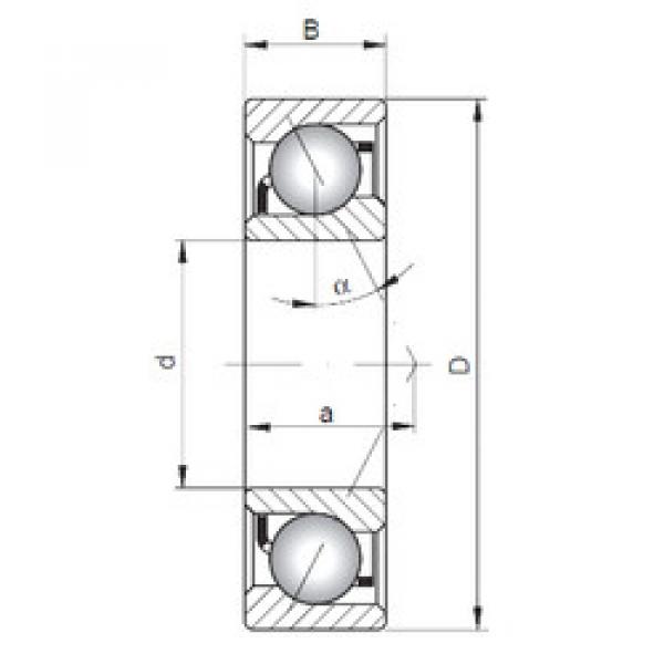 angular contact ball bearing installation 7300 A CX #1 image