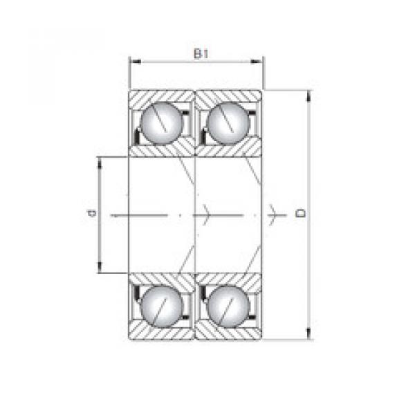 angular contact ball bearing installation 7301 ADT ISO #1 image