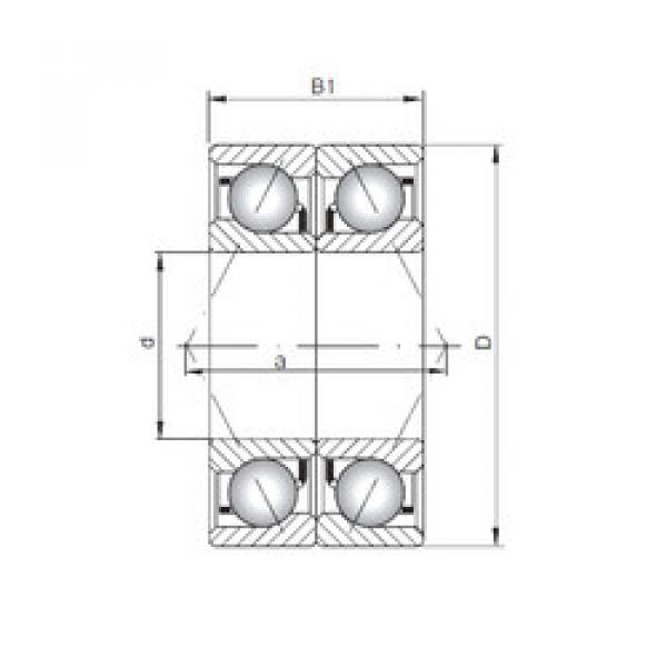 angular contact thrust bearings 7001 CDB ISO #5 image