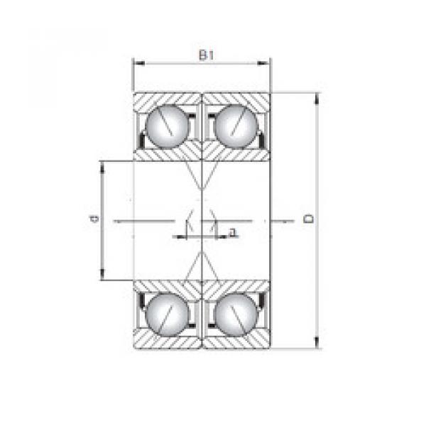 angular contact ball bearing installation 7301 A-UX CX #1 image