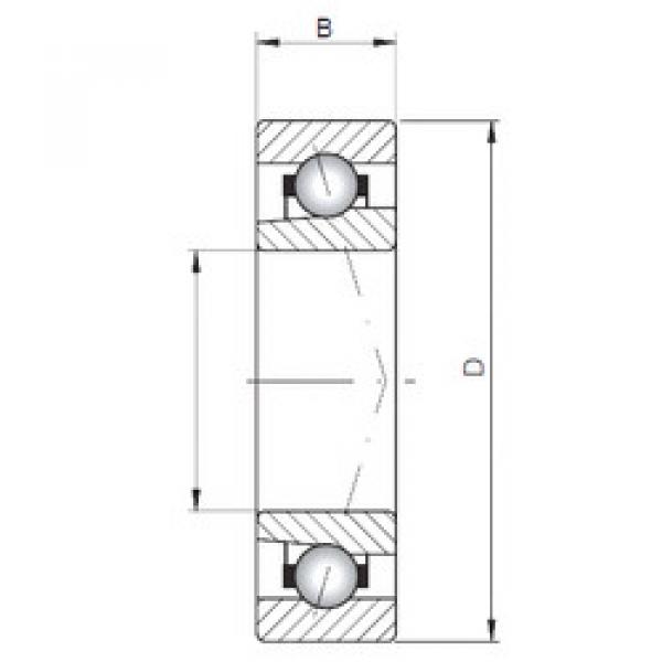 angular contact thrust bearings 71800 C ISO #5 image