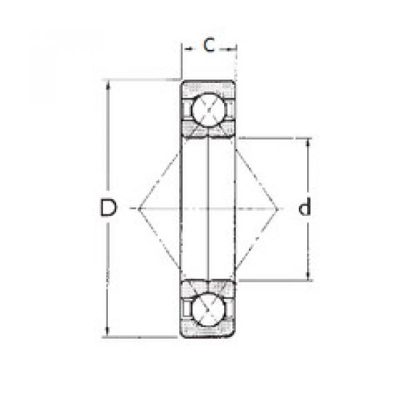 angular contact ball bearing installation QJ211 FBJ #1 image
