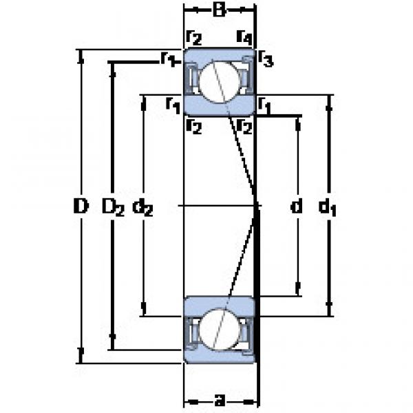 angular contact ball bearing installation S7018 ACD/HCP4A SKF #1 image