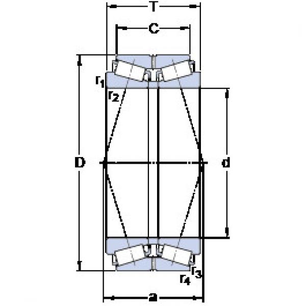 tapered roller dimensions bearings 331290 SKF #1 image