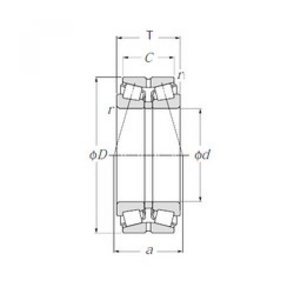 tapered roller dimensions bearings 430222XU NTN #1 image