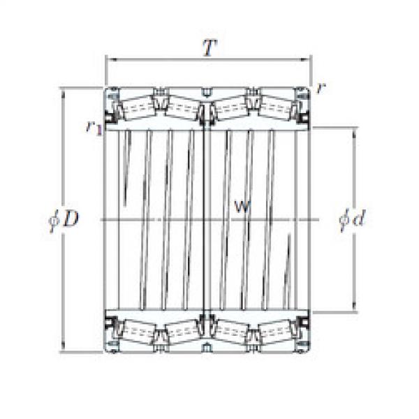 tapered roller dimensions bearings 4TRS19B KOYO #1 image