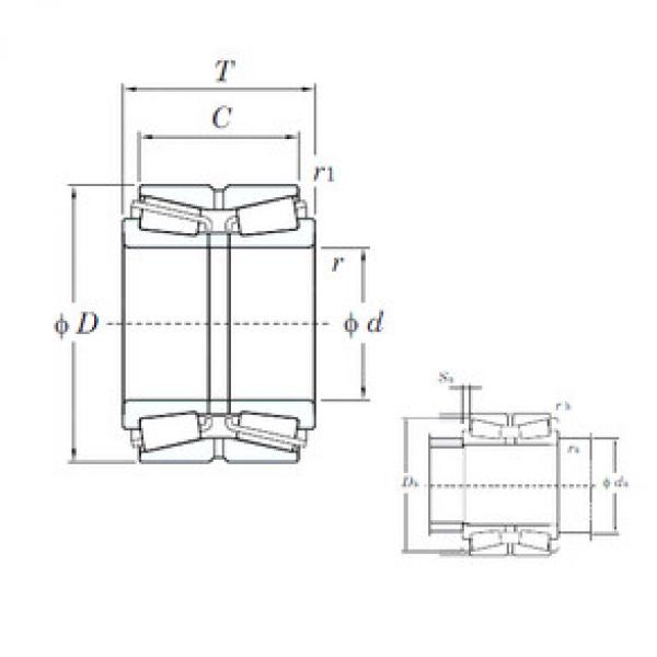 tapered roller dimensions bearings 46334A KOYO #1 image