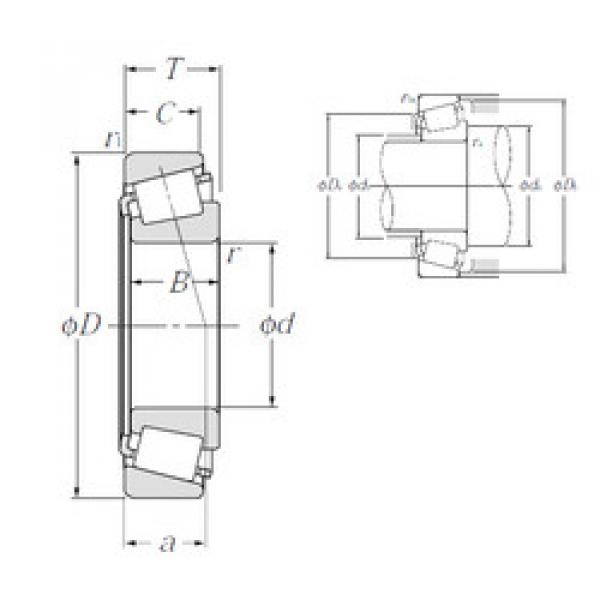 tapered roller dimensions bearings 4T-LM102949/LM102910 NTN #1 image