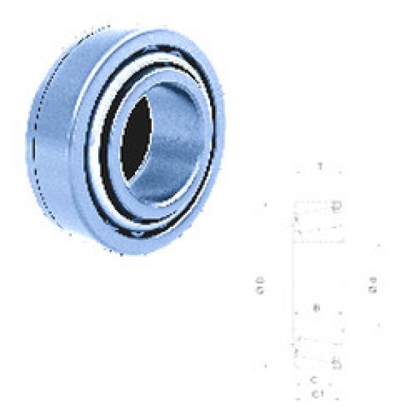 tapered roller bearing axial load U298/U261L+COLLAR Fersa #1 image