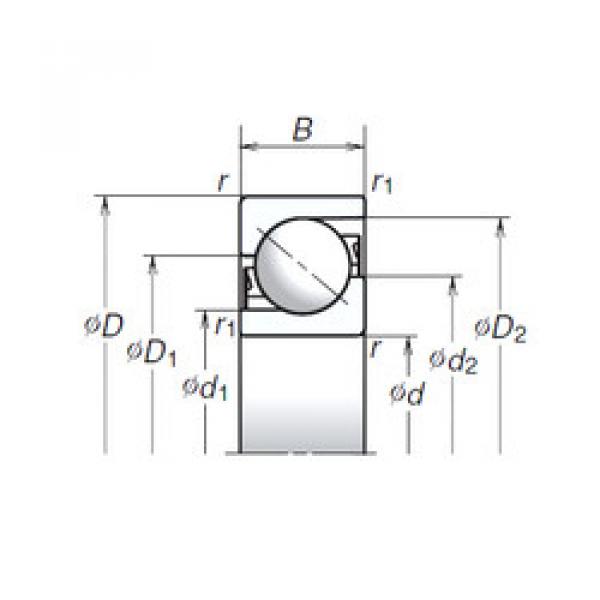 thrust ball bearing applications 80TAC03AM NSK #1 image