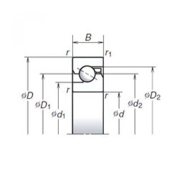thrust ball bearing applications 35TAC72B NSK #1 image