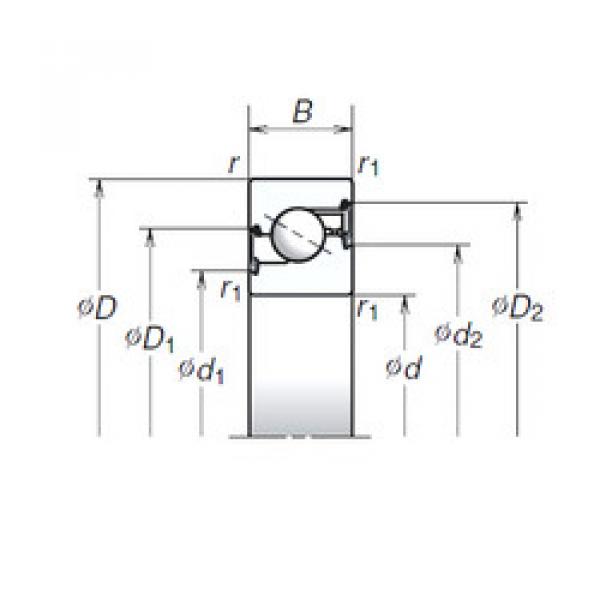 thrust ball bearing applications 17TAC47BDDG NSK #1 image