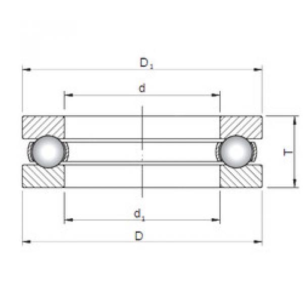 thrust ball bearing applications 51148 ISO #1 image