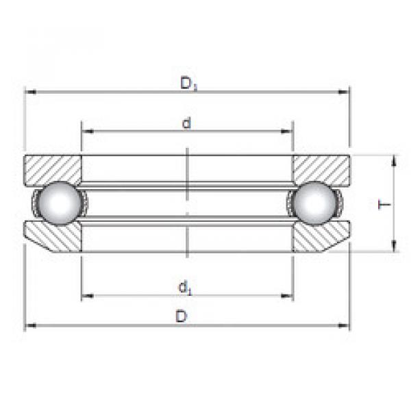 thrust ball bearing applications 53252 ISO #1 image
