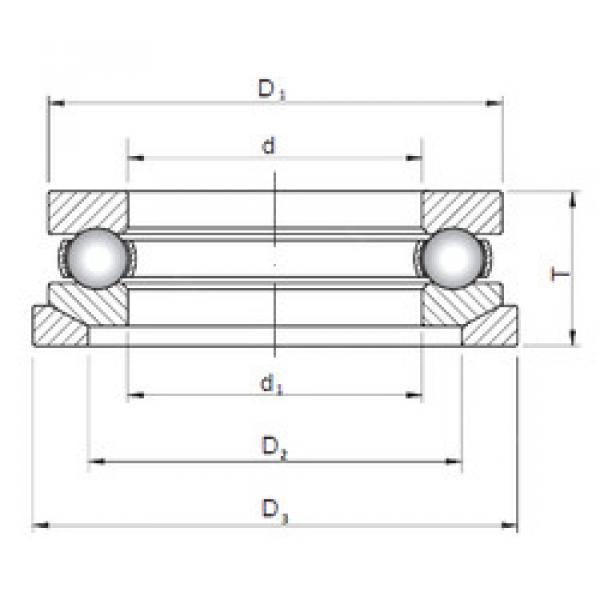 thrust ball bearing applications 53205U+U205 ISO #1 image