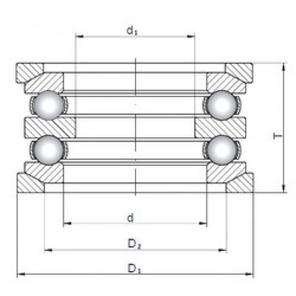 thrust ball bearing applications 54211U+U211 ISO #1 image
