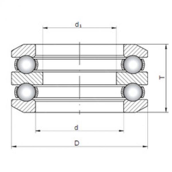 thrust ball bearing applications 54202 CX #1 image