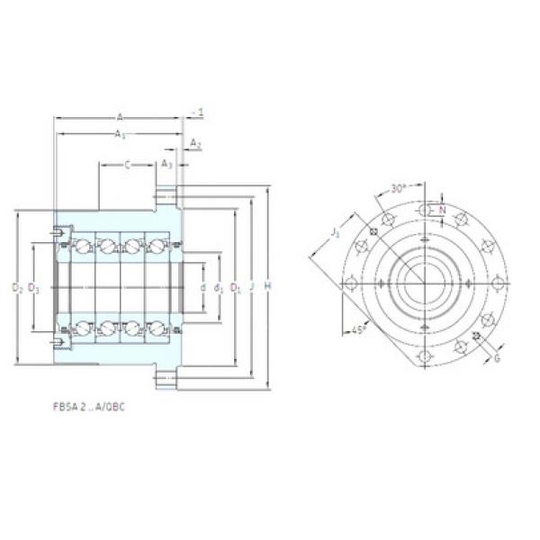 thrust ball bearing applications BSQU 240/1 TDT SNFA #1 image