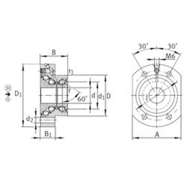 thrust ball bearing applications DKLFA1575-2RS INA #1 image