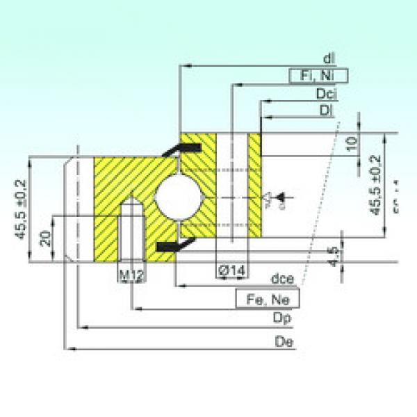 thrust ball bearing applications EB1.20.0544.201-2STPN ISB #1 image