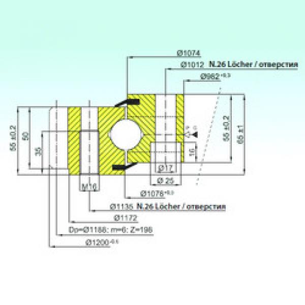 thrust ball bearing applications EB1.25.1076.201-1STPN ISB #1 image