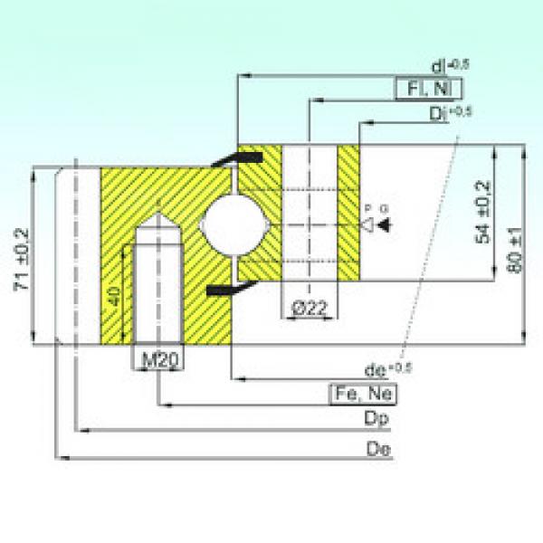 thrust ball bearing applications EB1.25.1155.200-1STPN ISB #1 image